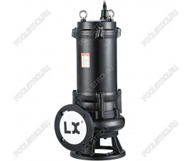 Канализационный насос AquaViva LX 50WQK7-15-1.1(380V, 7m3/h*15m, 1,1kW)  с измельчителем