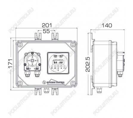 Авт.станция дозир. BIOCLEAN CONTROL PER 2.2-1 230V SANT